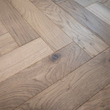 White Smoked Oak Herringbone